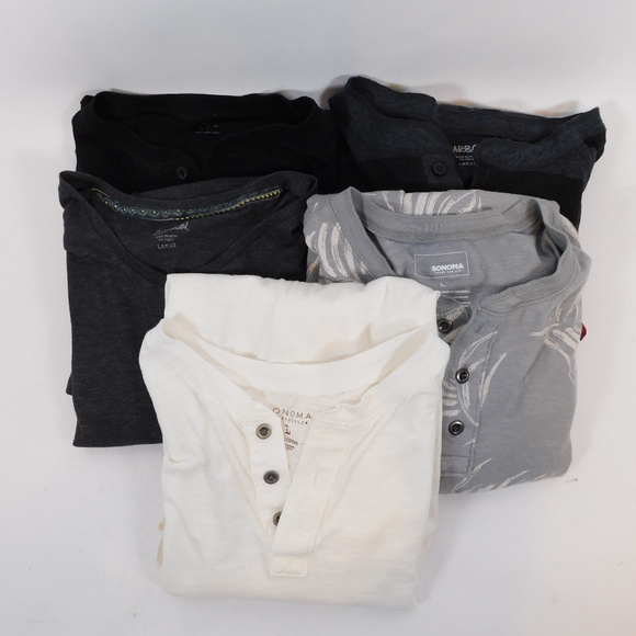 Other - Lot of 5  Men's Henleys & Tees L CL2514 1119